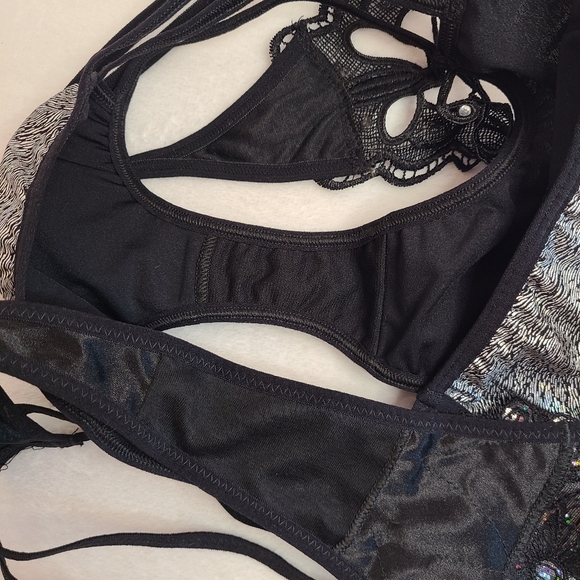 3pk Strappy Sparkle Rave Girl Panties Size Sm ✨️ - Picture 5 of 7